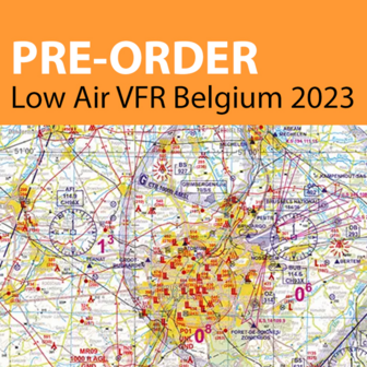Low Air VFR Belgium 2023 chart