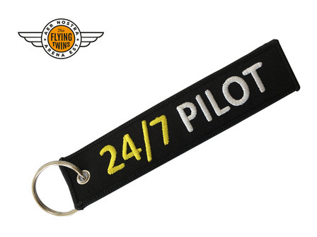 Sleutelhanger &quot;24/7 Pilot&quot;