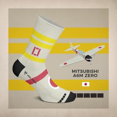 Sokken Mitsubishi A6M ZERO