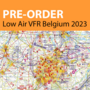 Belgium Low Air VFR kaart 1:250.000 editie 2023 papier