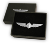 Pilot Wings silver 3,5 cm pin