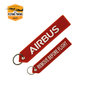 Red Airbus "remove before flight" key ring