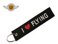 Sleutelhanger "I love flying"